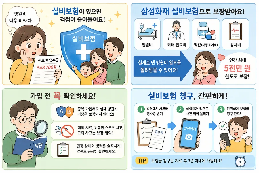 삼성화재 실손보험 2026년 핵심 총정리: 가입 전 필수 확인 5가지