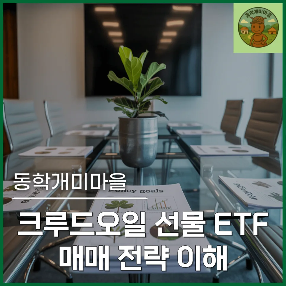 크루드오일 선물 ETF 2026년, 상승/하락 모두 잡는 실전 전략