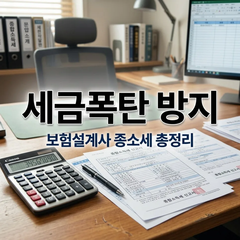 보험설계사 종합소득세 신고 완벽 가이드 2026: 절세 팁 총정리