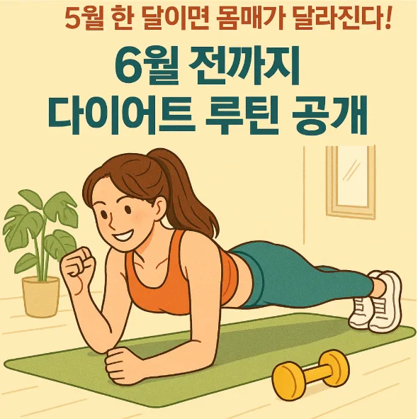 2026년 5월 다이어트 루틴: 한 달 만에 여름 몸매 만드는 비법