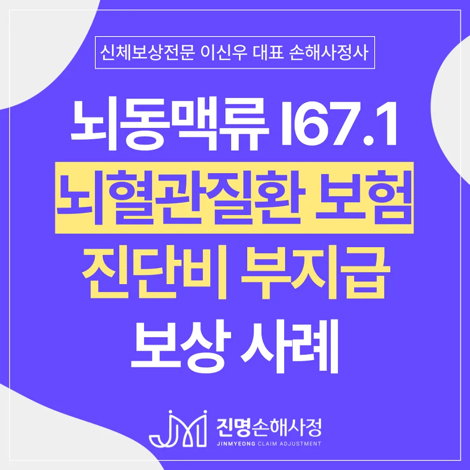 비파열성 뇌동맥류 I67.1 보험금, 2026년 지급받는 핵심 전략