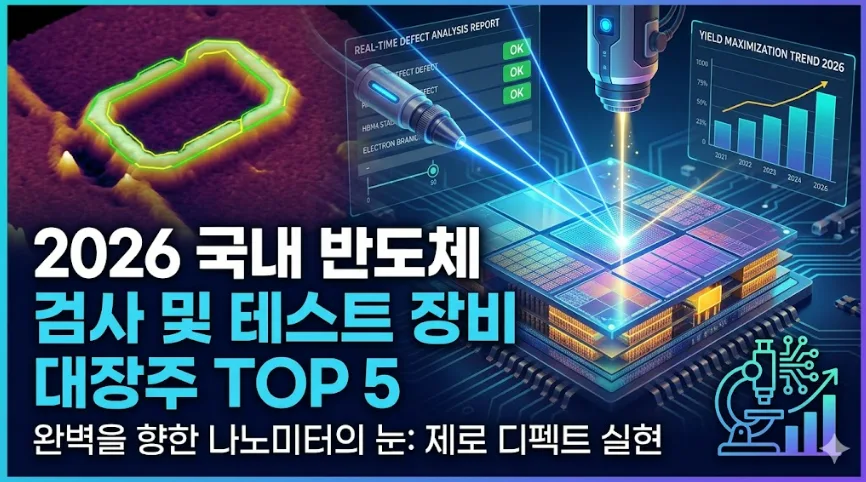 2026 반도체 검사 장비 대장주 5선: 수율 높이는 핵심 기술 분석