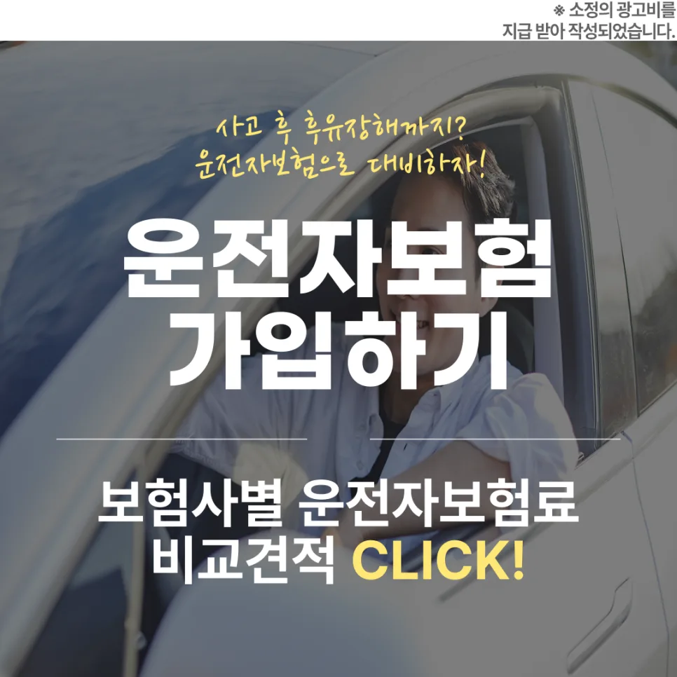 영업용 운전자보험, 2026년 현명하게 준비하는 법 (비교 필수)