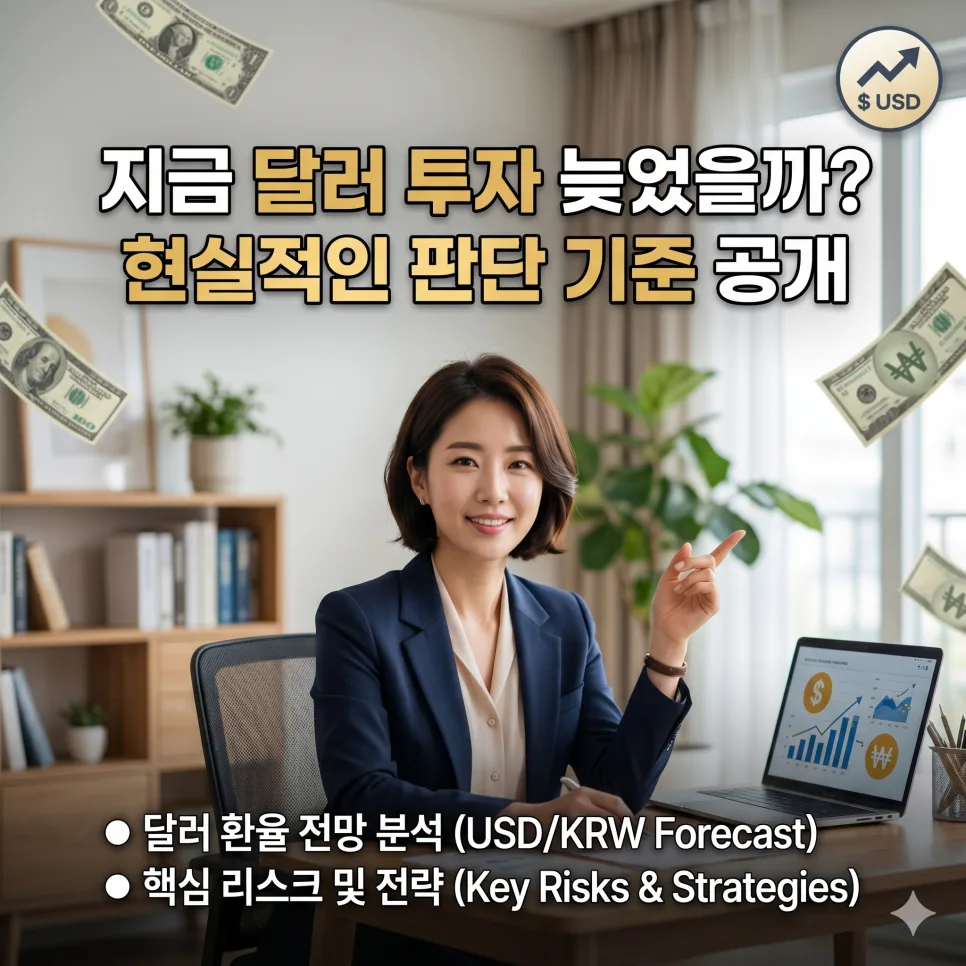달러 투자, 2026년 지금 시작해도 될까? 환율 전망과 핵심 전략