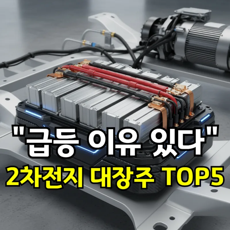 2차전지 대장주 TOP5 전망 2026: 급등 이유와 투자 전략