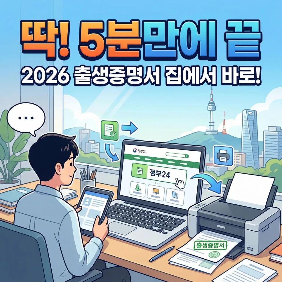 출생증명서 발급 방법 2026: 정부24 온라인 즉시 출력 완벽 가이드 — 비즈니스·경제 — sweetdreamsss