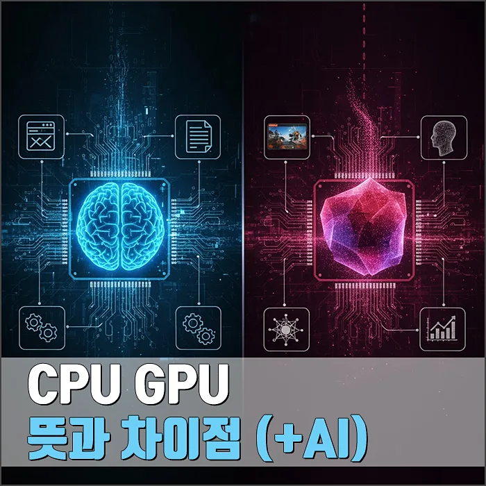 CPU GPU 뜻과 차이점, AI 시대 핵심 역할 2026년 총정리