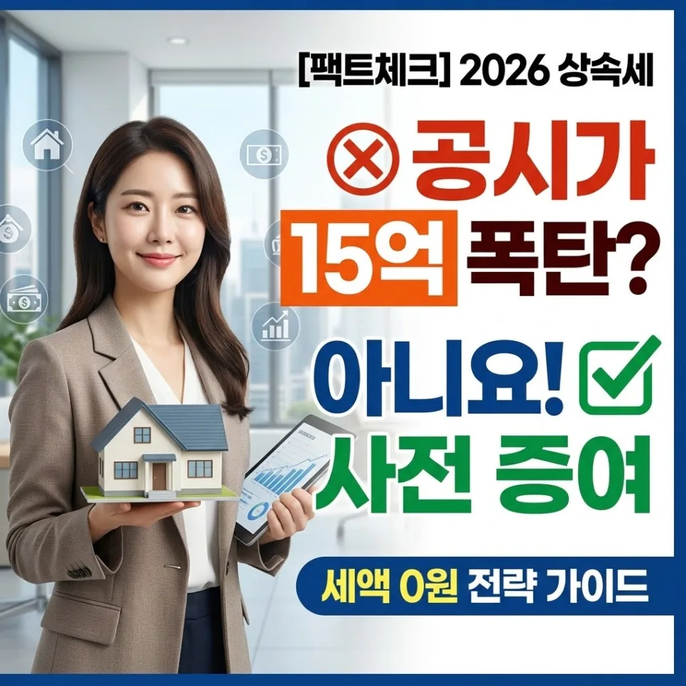 2026년 부동산 상속세, 15억 시대 절세 전략 총정리