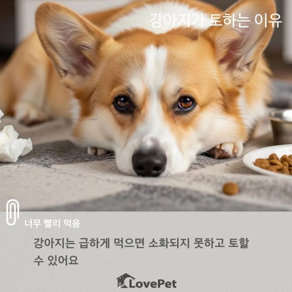 강아지 구토 원인 2026: 급체부터 질병까지 총정리 2