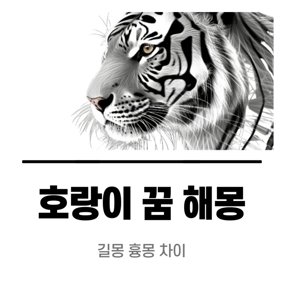 호랑이 꿈 해몽: 길몽과 흉몽, 꿈 해석 총정리 2026