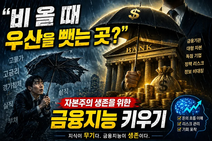 은행은 왜 비 올 때 우산을 뺏을까? 2026 금융지능 필독서