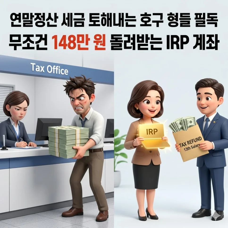 IRP 세액공제 한도 2026년 총정리: 148만원 환급받는 법