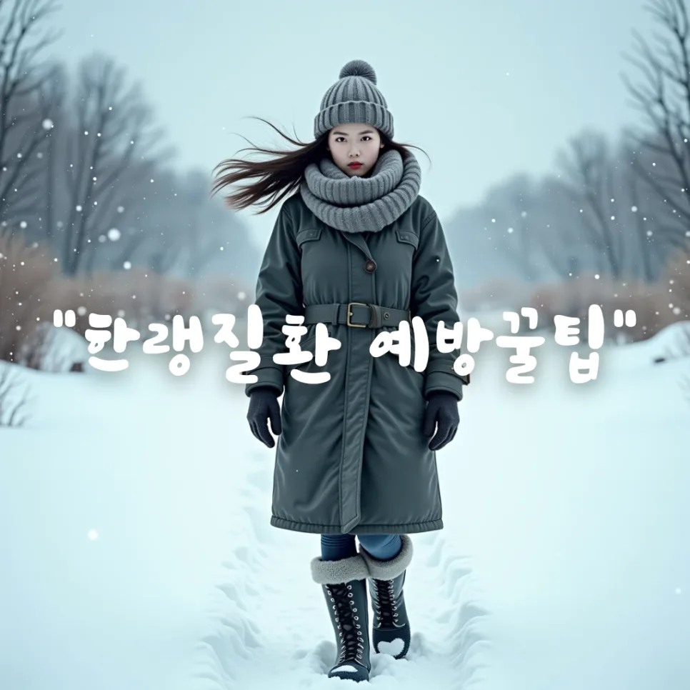 한랭질환 예방 2026: 질병관리청 꿀팁 총정리