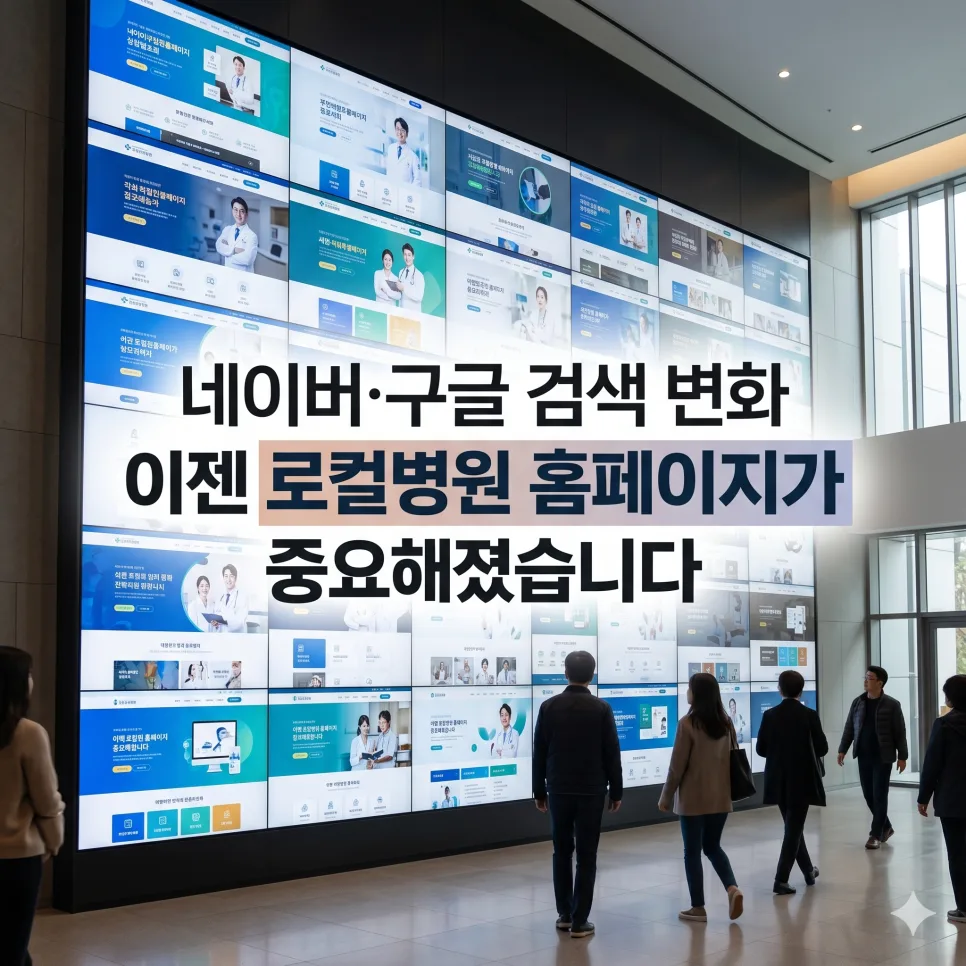 로컬병원 홈페이지 제작 2026: SEO·AEO 시대 필수 전략