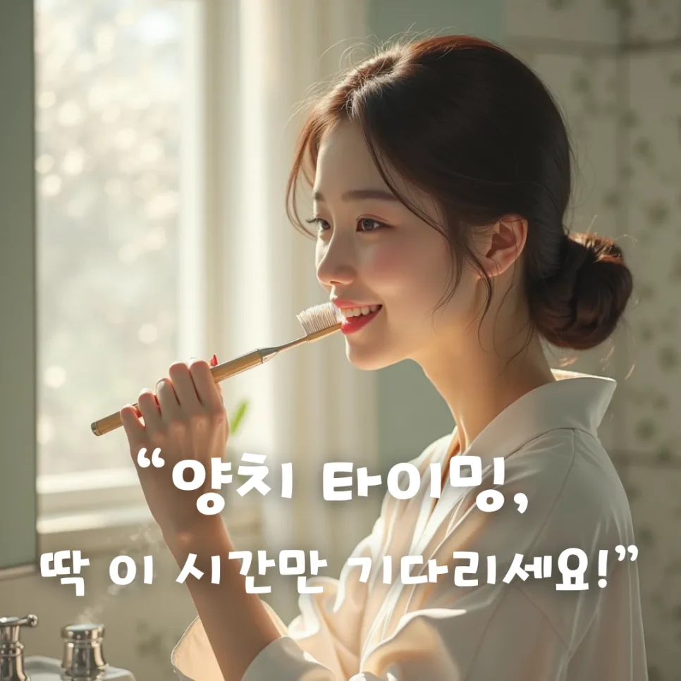 식후 바로 양치? 치아 건강 지키는 황금 타이밍 2026