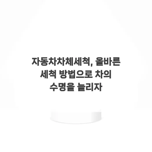 자동차 차체 세척 2026: 수명 늘리는 올바른 방법 5단계