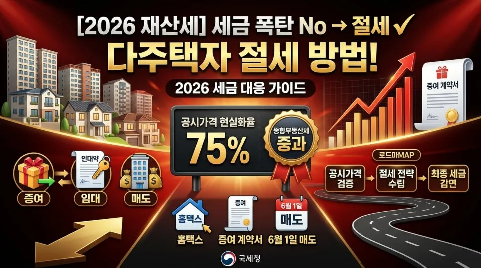 2026년 다주택자 보유세 폭탄 대비: 절세 전략 3가지
