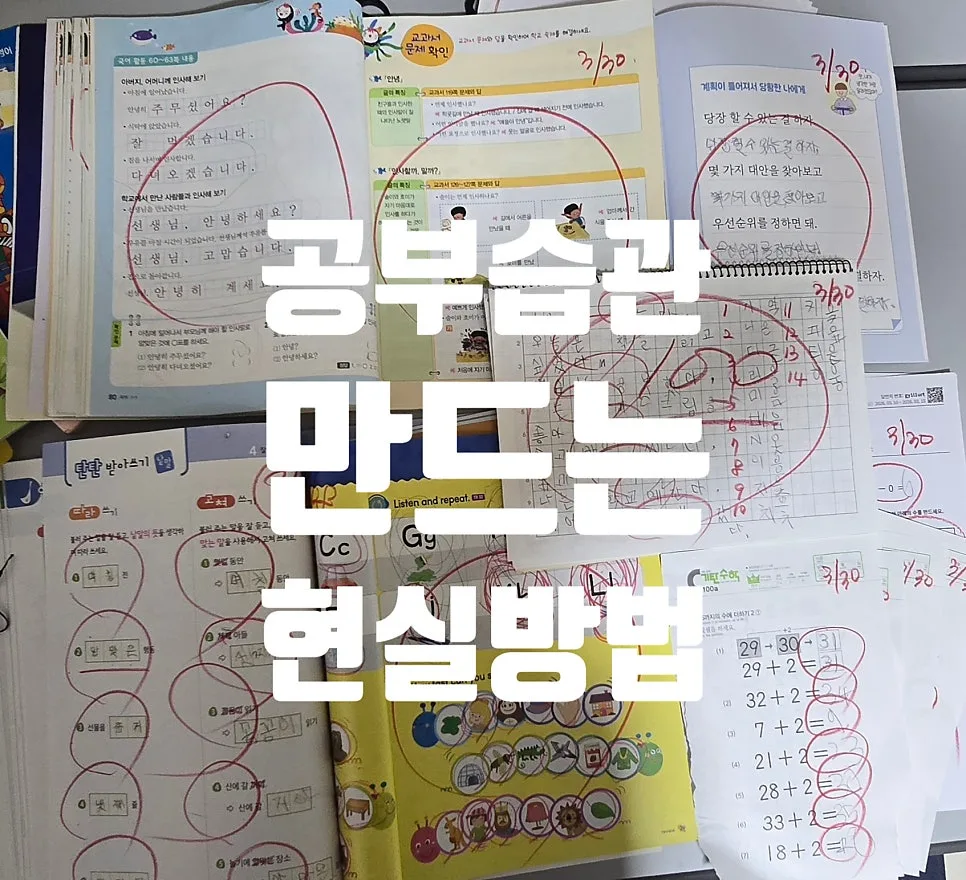 초1 공부 습관 만들기: 17일차 경험 기반 현실적 방법 2026