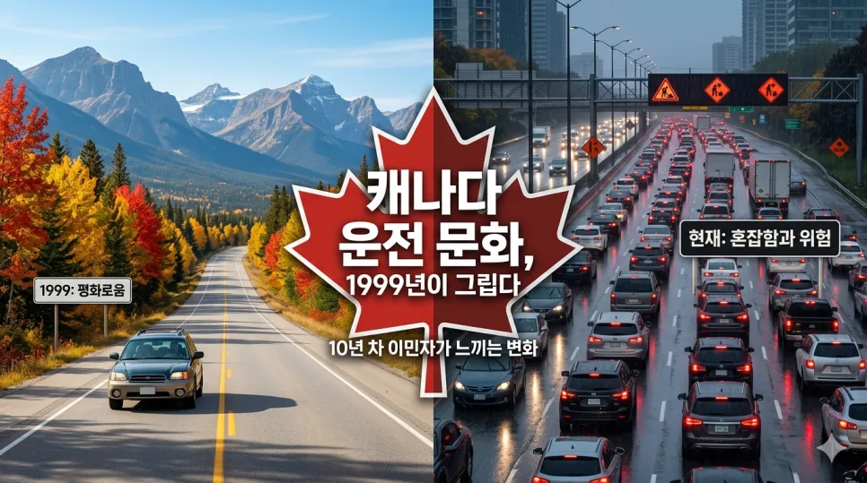 캐나다 운전 문화 변화 2026: 1999년과 달라진 점은?