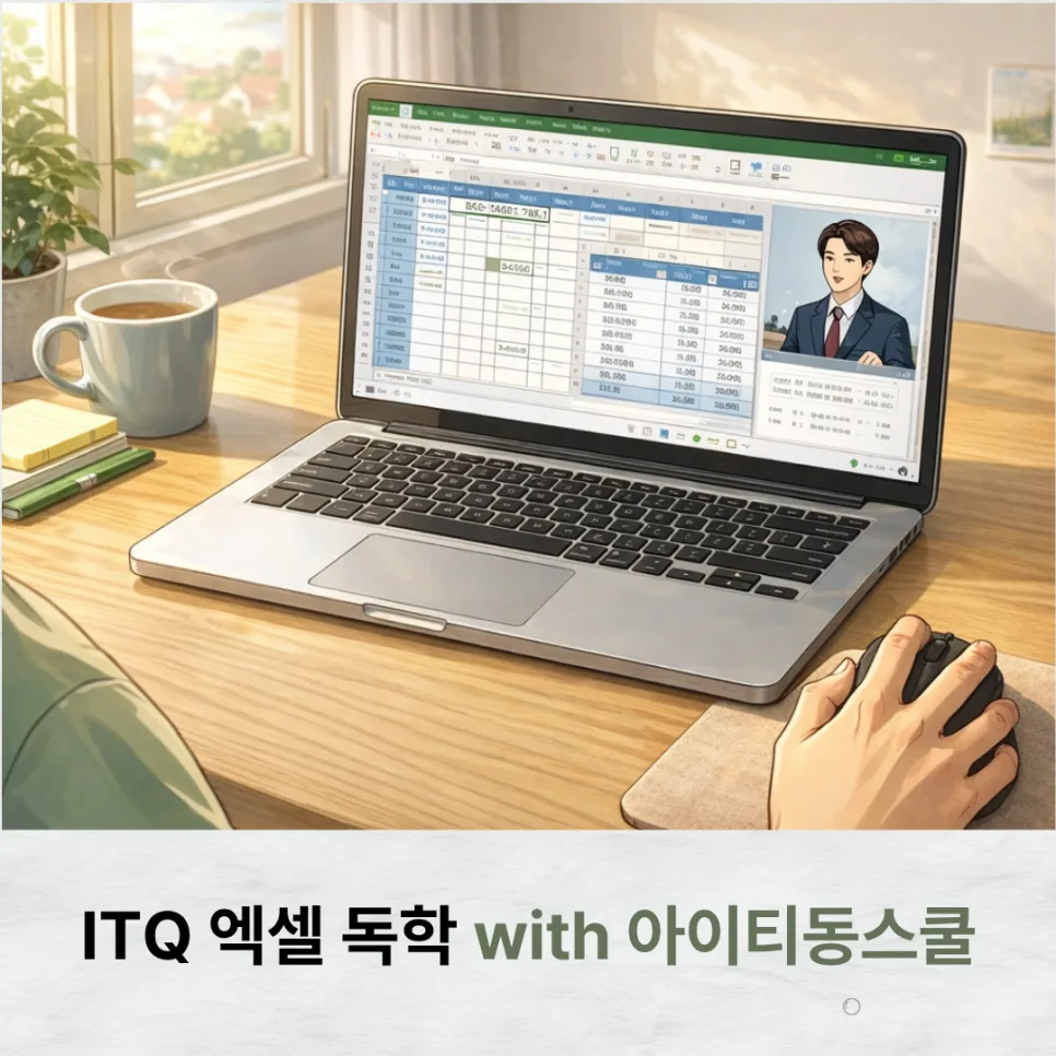 ITQ 엑셀 자격증 취득 전략 2026: 아이티동스쿨 활용법