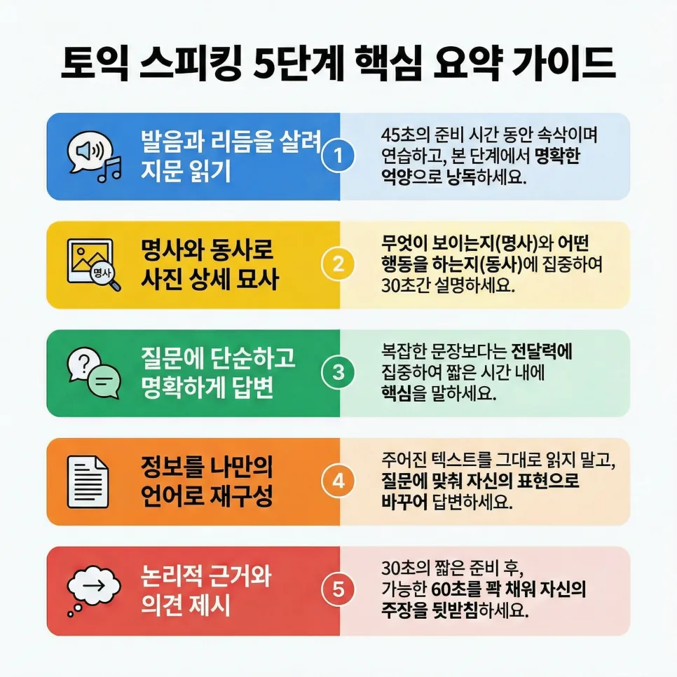 부산 토익스피킹, 실전 영어 말하기 자신감 높이는 법 2026