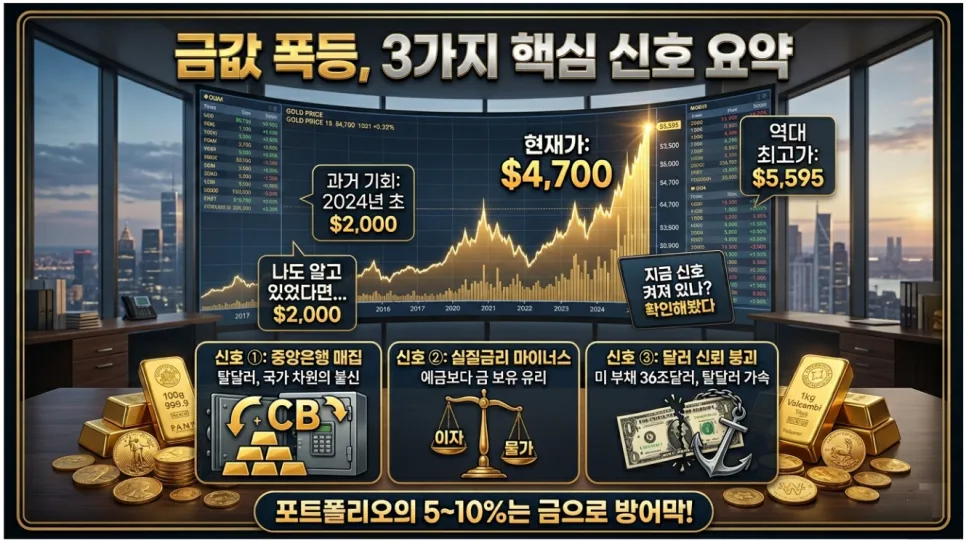 금값 폭등 전 3가지 신호와 2026년 투자 전략 2