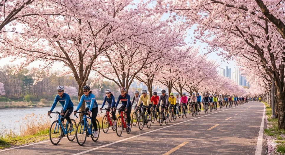 안양천 자전거 코스 2026: 벚꽃부터 억새까지, 스피돔 완주 가이드