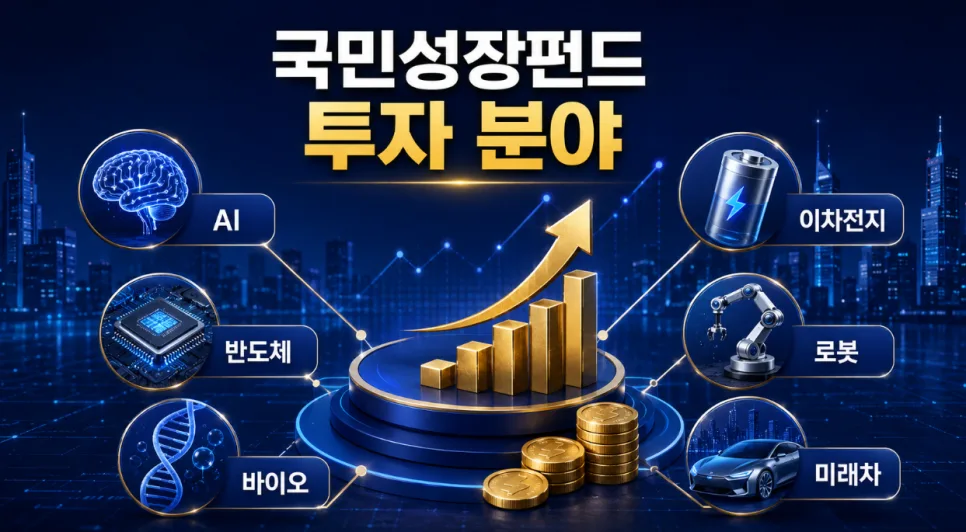 국민성장펀드 2026년 전망: 150조 투자 대상과 세제 혜택 총정리 2