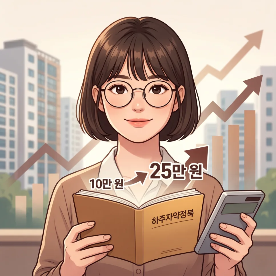 청약 25만원 vs 10만원, 2026년 세금 혜택 극대화 전략