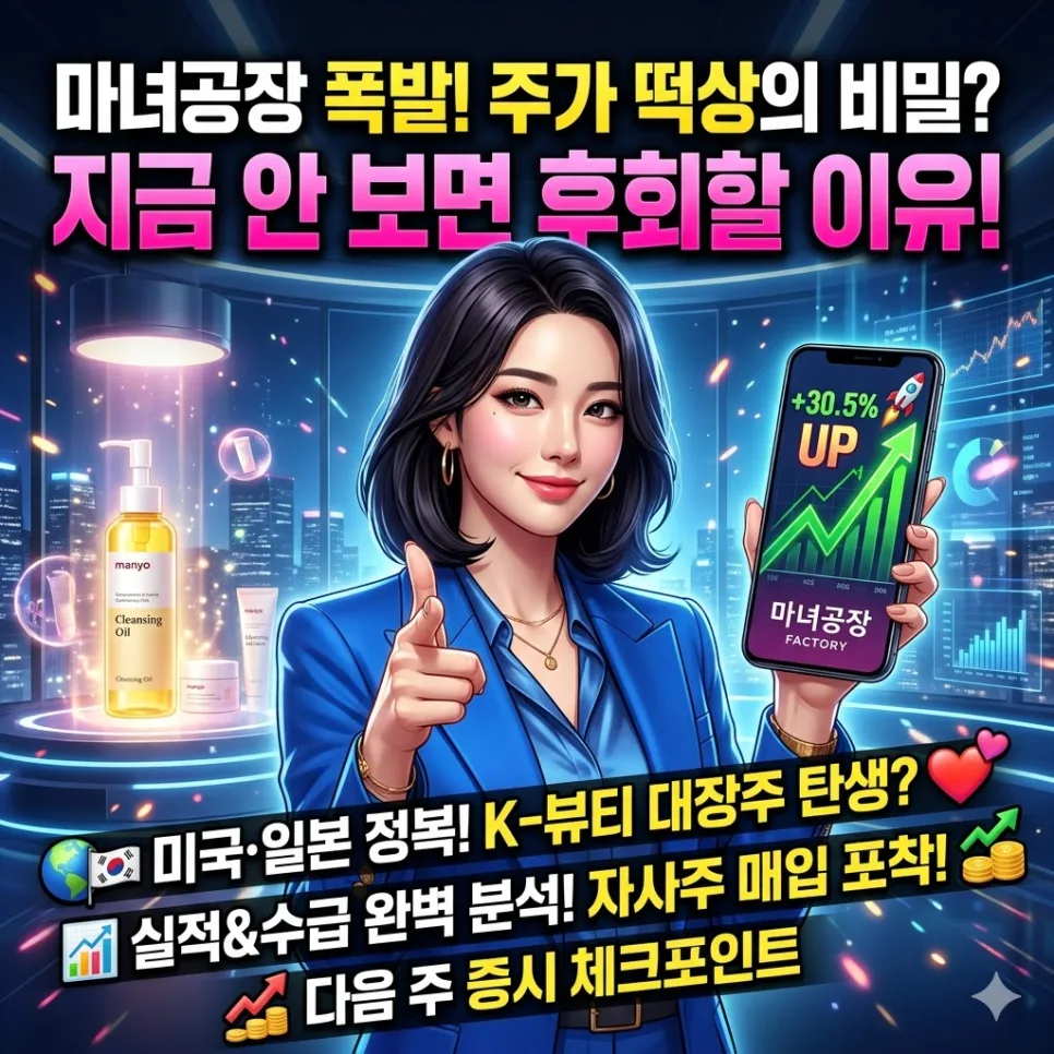 마녀공장 주가 전망 2026: 다음 주 상승 모멘텀 분석