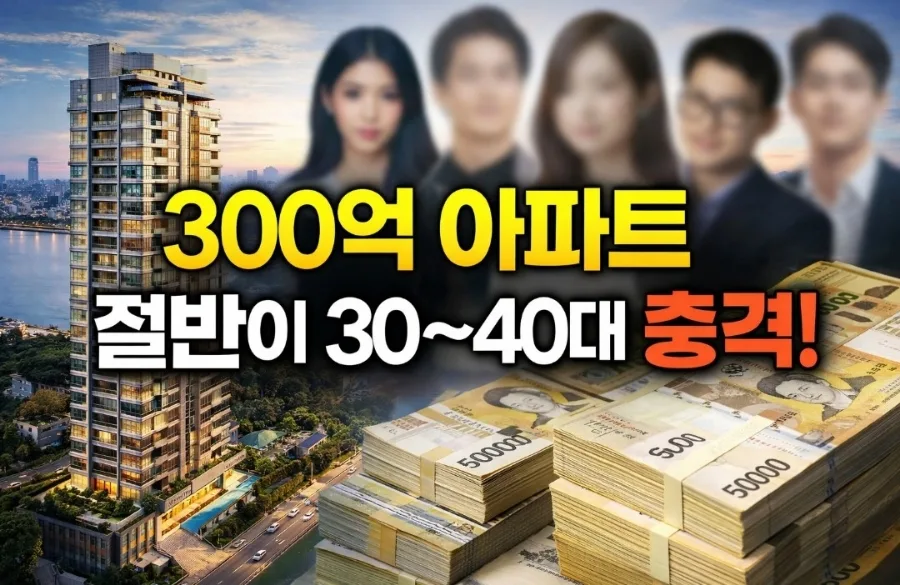 300억 에테르노청담, 3040 소유주 44%? 부의 세대교체 현황 2026
