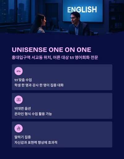 홍대 1:1 영어회화 2026년, 비대면 수업 가능한 곳은? 3