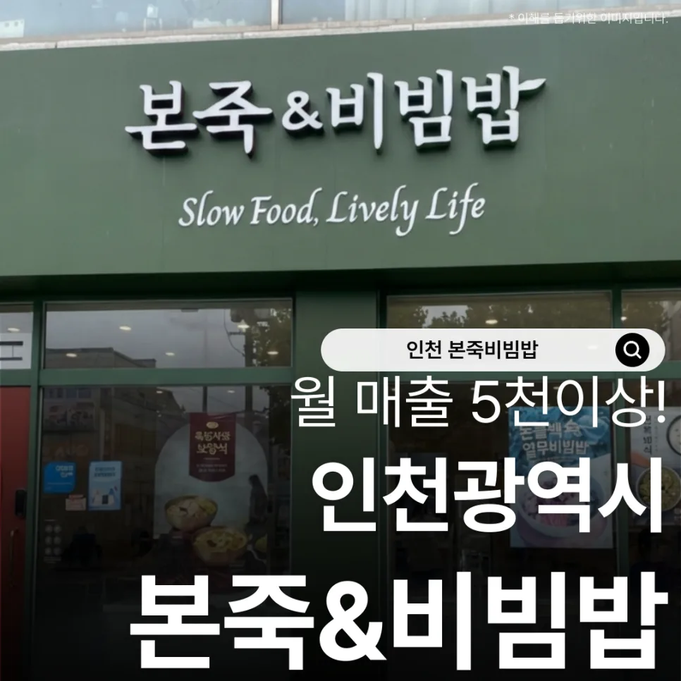 월 1,200만원 순수익! 본죽 비빔밥 창업 A to Z (2026)