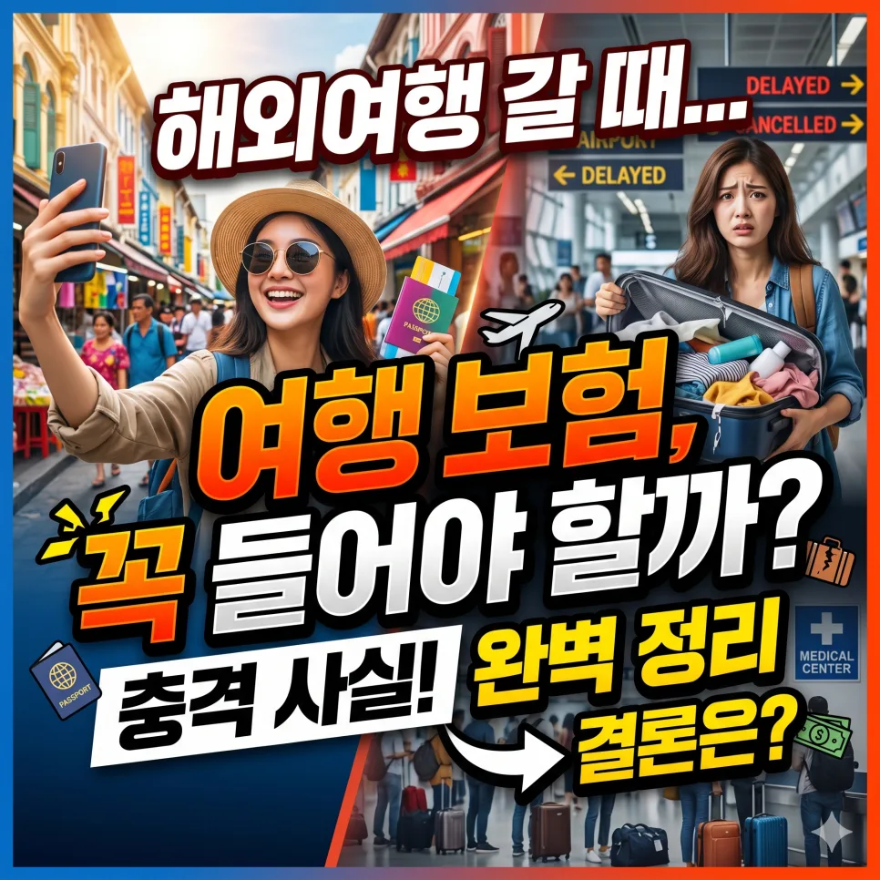 2026년 여행 보험 필수 가입법: 해외여행 위험 대비 완벽 가이드