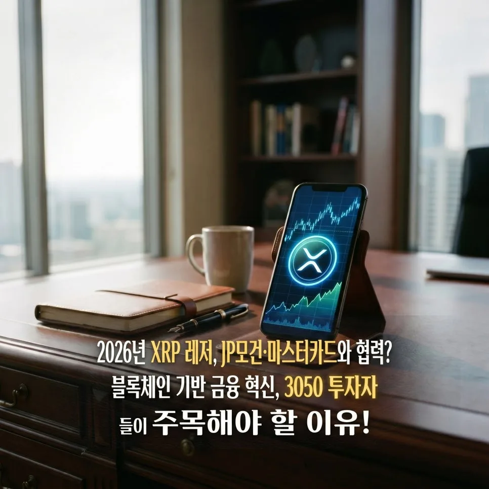 2026년 XRP 레저, JP모건·마스터카드 협력 성공? 투자 인사이트