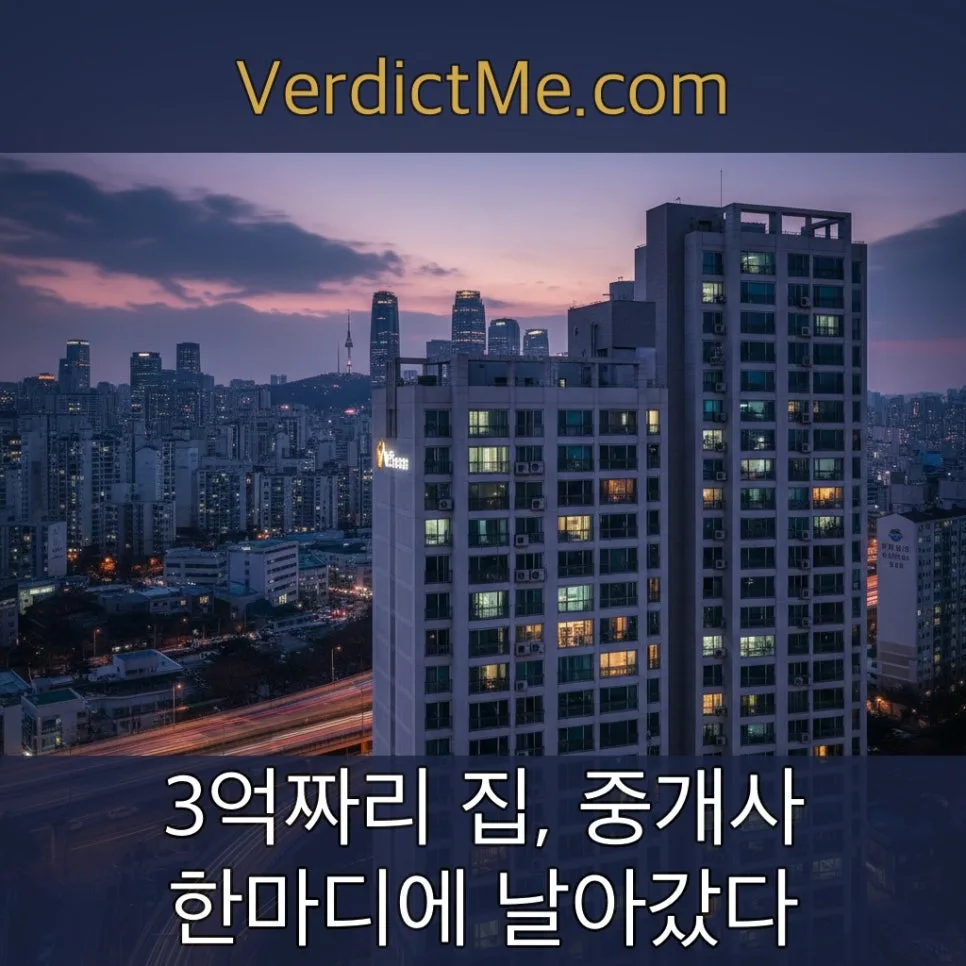 3억 아파트 경매, 중개사 실수로 계약금 날린 사연 2026