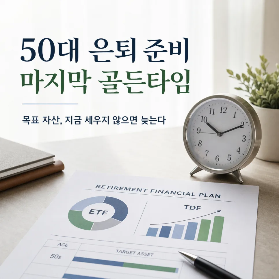 50대 은퇴 자산 목표 2026년까지 10억 만들기: 현실적 방법은?