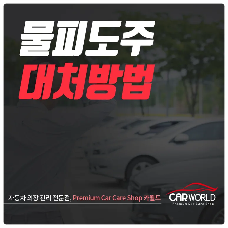 물피도주 대처법 2026: 내 차 박고 도망간 가해자 찾는 법