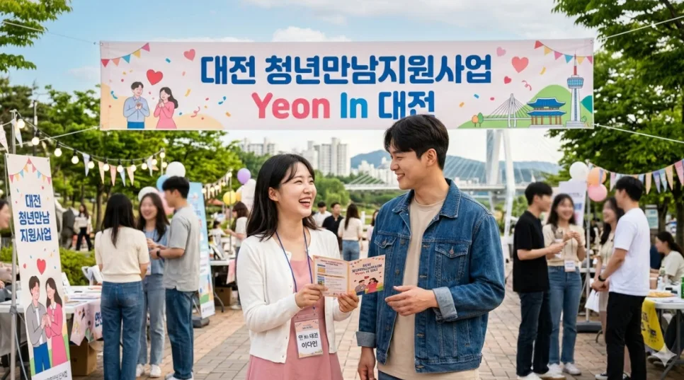 대전 청년만남지원사업 2026: 연In대전 신청 조건 및 방법 완벽 분석