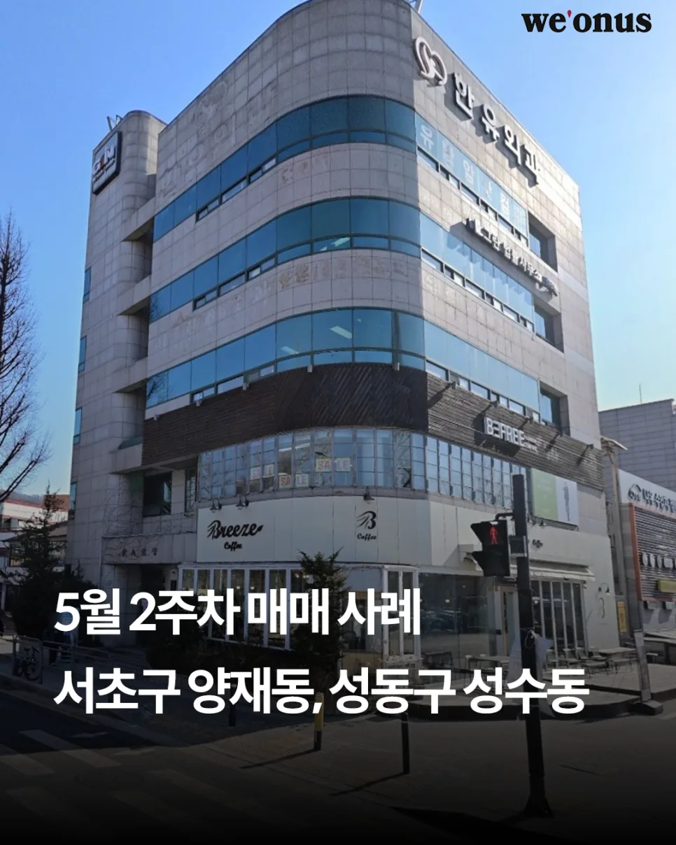 서울 빌딩 매매 2026: 양재·성수동 10억~100억대 건물 사례 분석