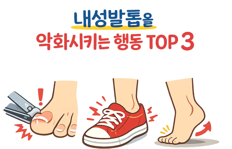 내성발톱 자가 치료의 치명적 오류 3가지 (2026년 최신 정보)