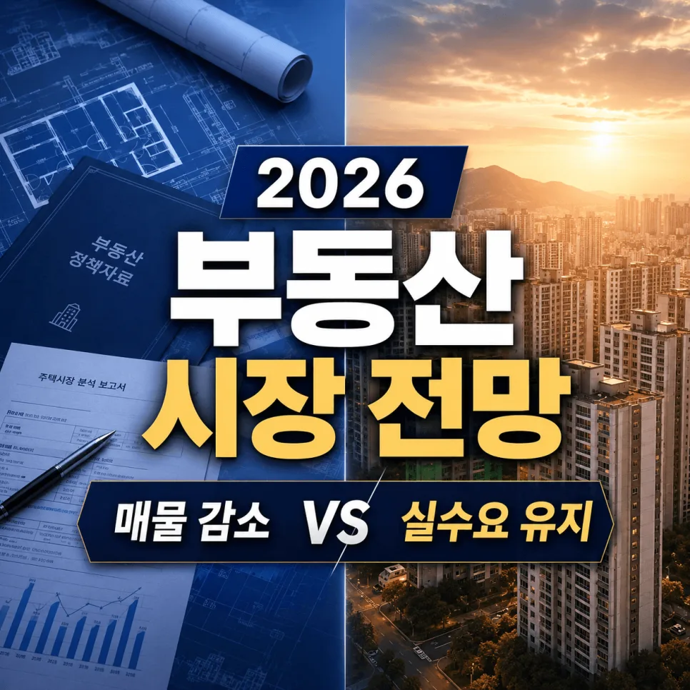 2026년 집값은 왜 안 떨어질까? 거래량 감소에도 가격 유지 비결