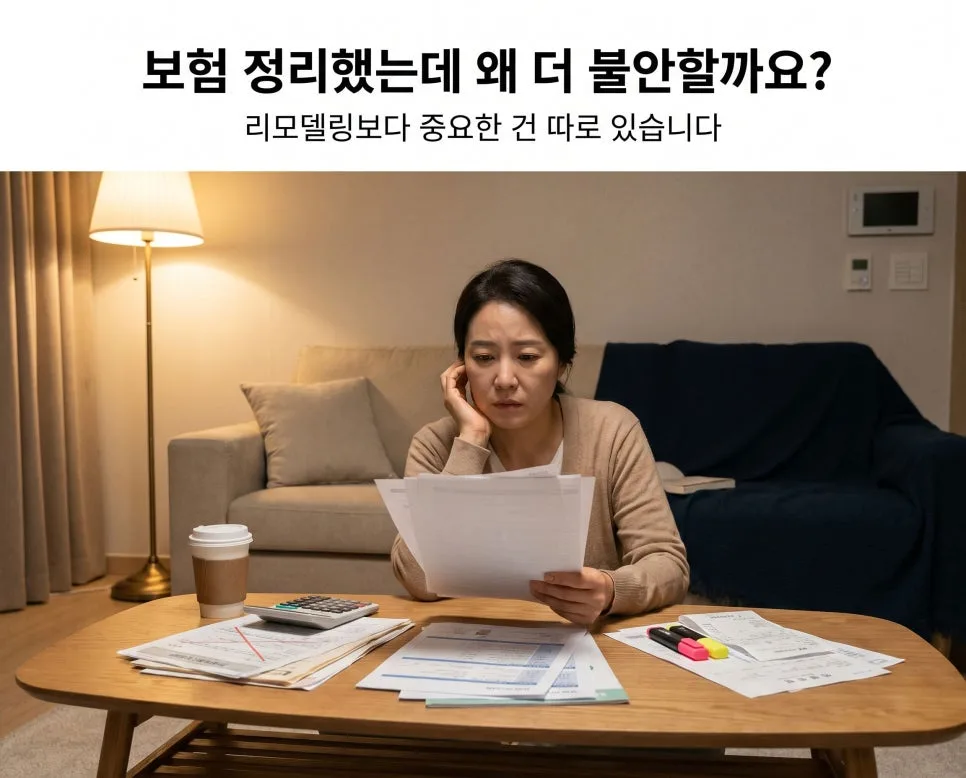 보험 리모델링 후회하는 사람들의 특징 2026년 총정리