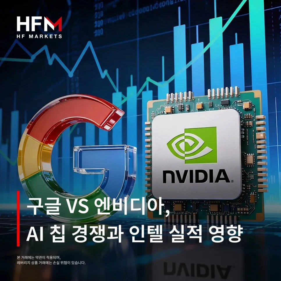 AI 칩 경쟁 2026: 구글 TPU vs 엔비디아, 인텔 실적 영향 분석