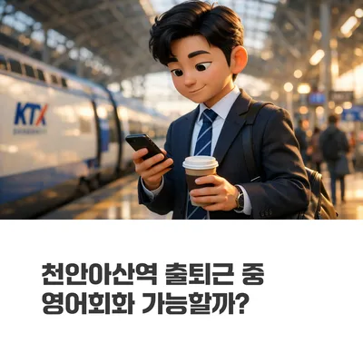 천안아산역 영어회화 2026: 출퇴근 시간 활용 비대면 학습법