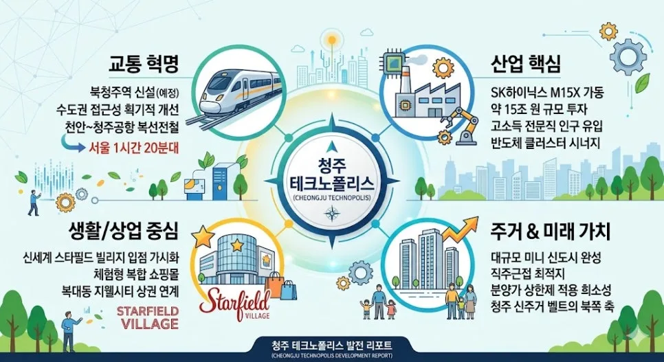 청주 테크노폴리스 2026 하반기, 투자 가치 상승 요인 분석