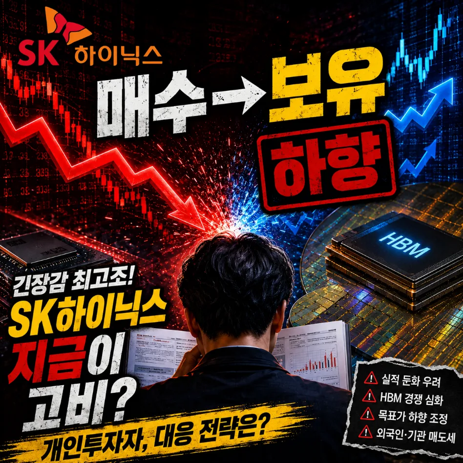 SK하이닉스 목표주가 130만원 유지? BNK 의견 하향 분석 2026