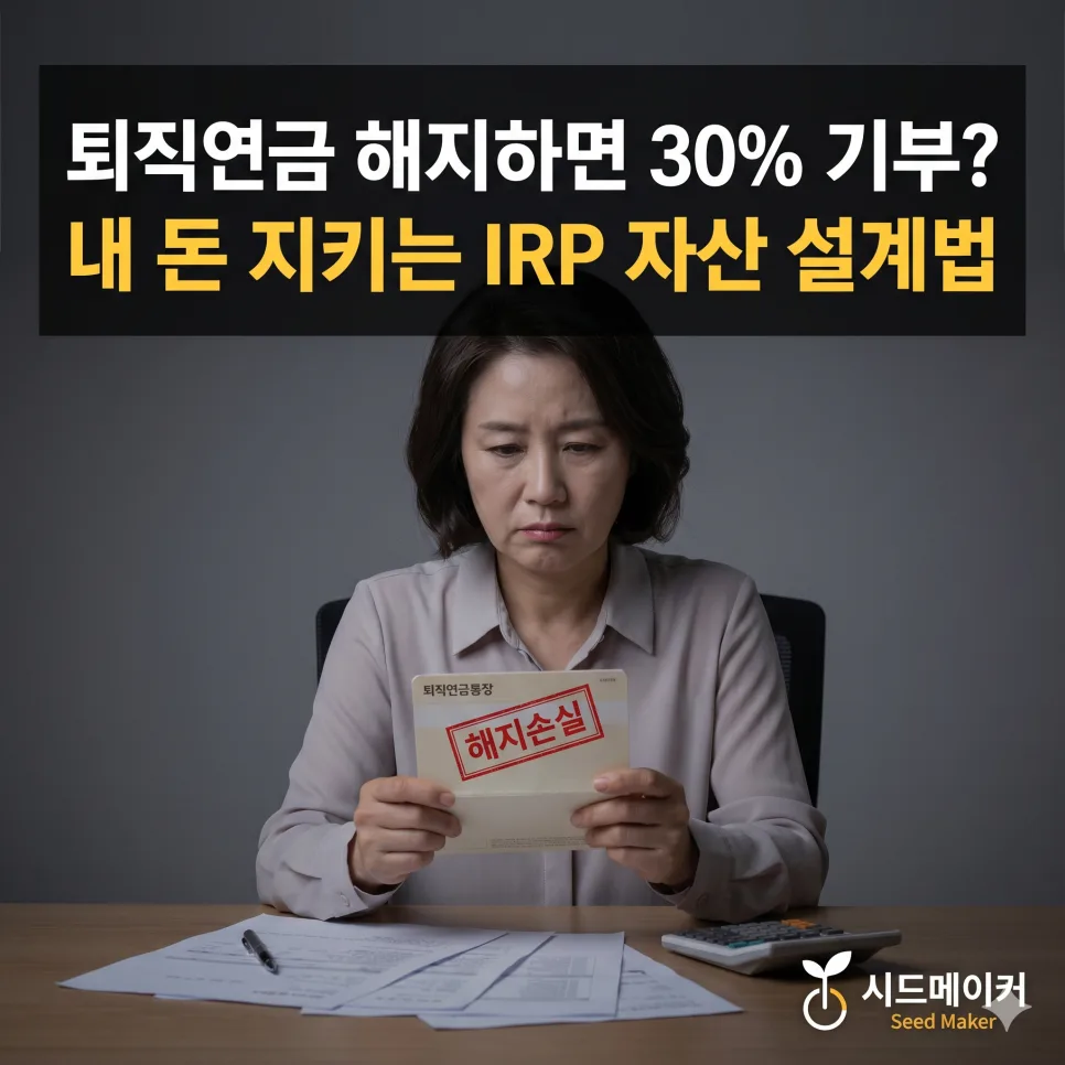 퇴직연금 IRP 유지해야 하는 이유: 세금 폭탄 피하는 법 2026