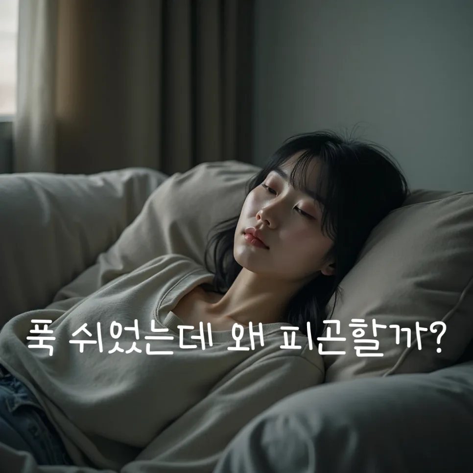 연휴 후 피로, 5가지 습관이 원인? 2026년 해결책 총정리