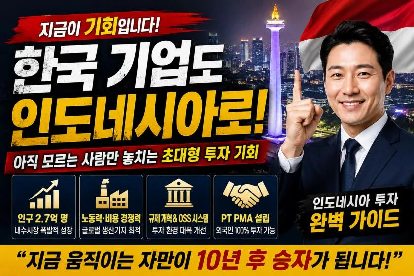 인도네시아 투자, PT PMA 핵심 분석 2026 - 실패 않는 법